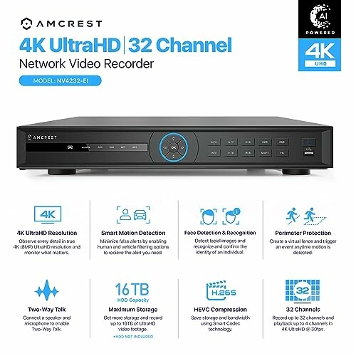 Amcrest 4K NV4232-EI NVR