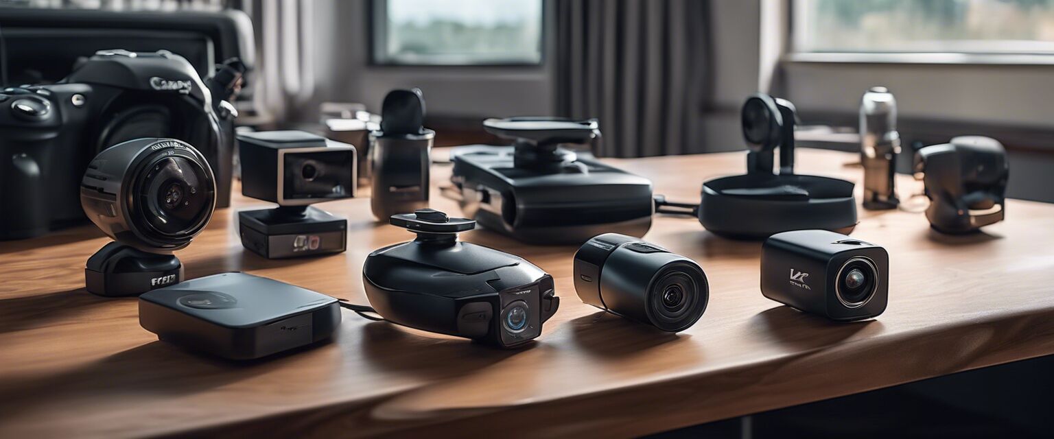 Collection of auto gadgets