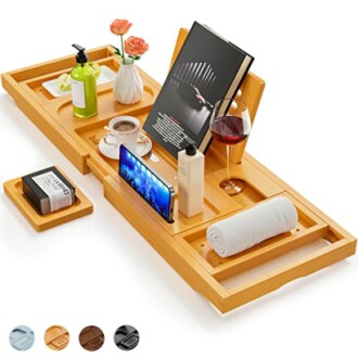 Yirilan Premium Bathtub Tray Caddy