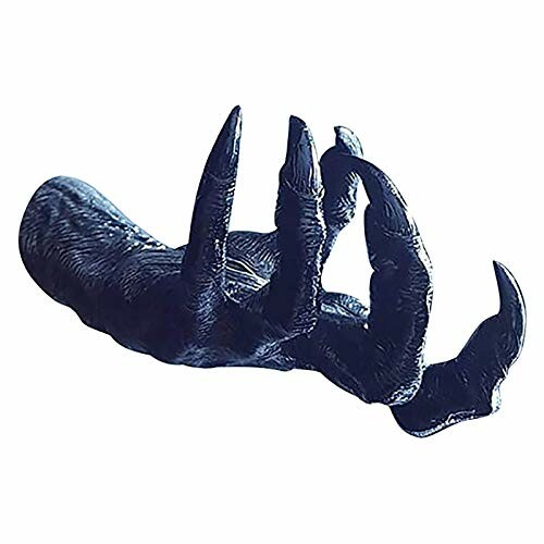 Black claw hand prop with sharp nails