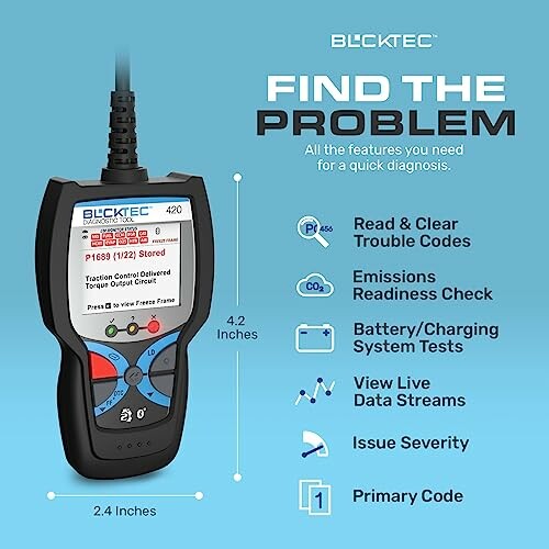420 Bluetooth OBD2 Scanner