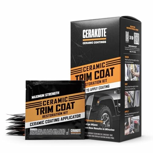 Cerakote ceramic trim coat restoration kit packaging
