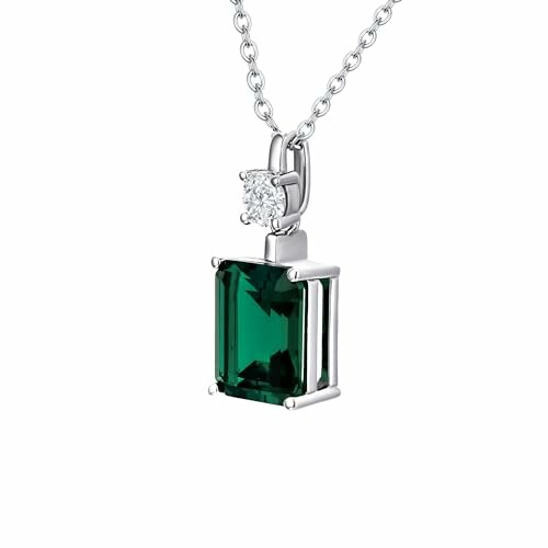 18K White Gold Plated Silver Necklace