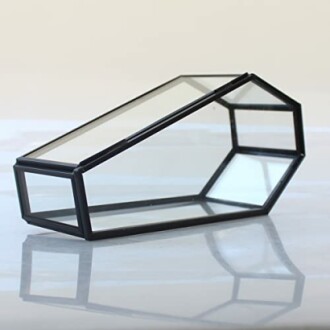 Small Coffin Shadow Glass Box