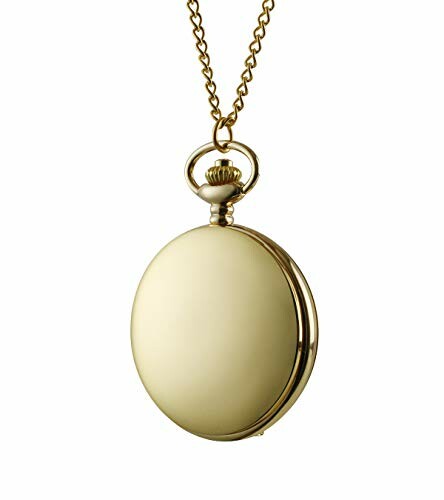 Gold pocket watch on a chain