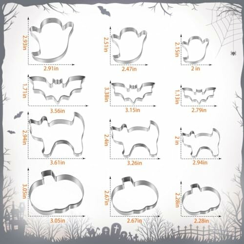 Halloween Cookie Cutters Set