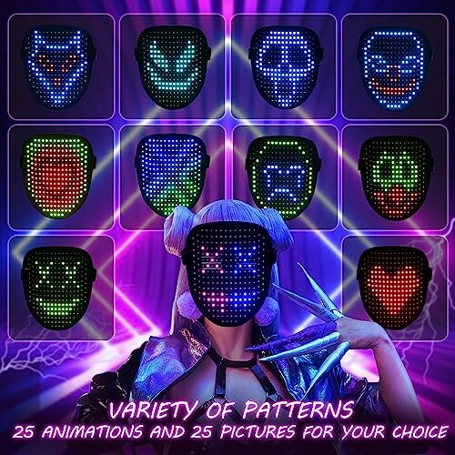 Halloween LED Mask