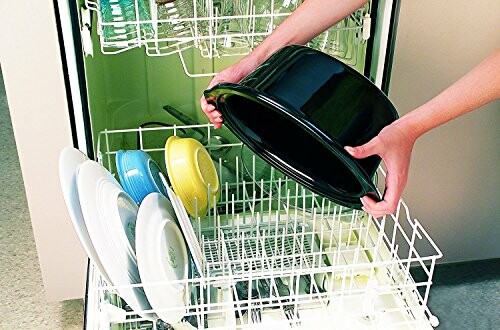 Person loading dishes into a dishwasher