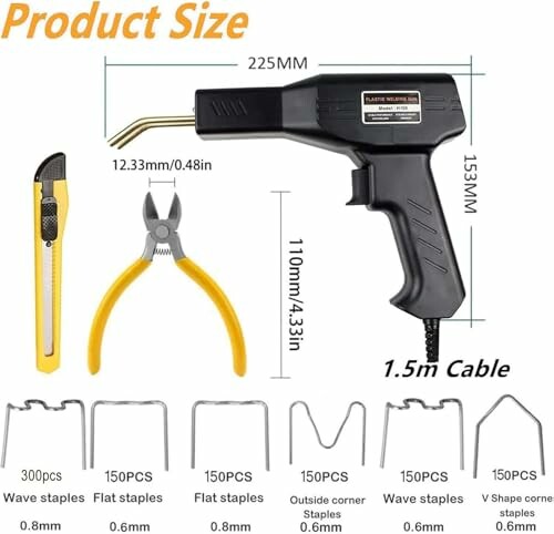 Miotorio Plastic Welding Machine Car Bumper Repair Kit