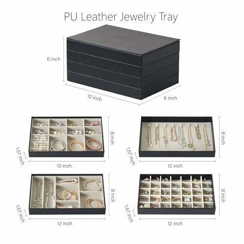 EZDeco Jewelry Organizer Tray