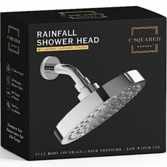 C-Squared Luxury Rainfall Shower Head