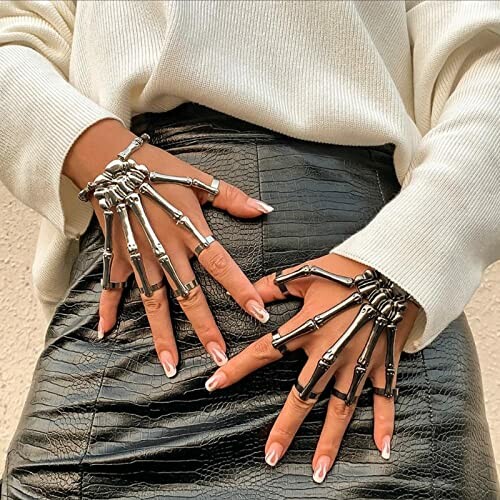 Skeleton Hand Bracelet