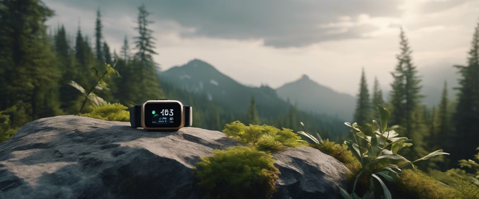 Smartwatch in Nature Image