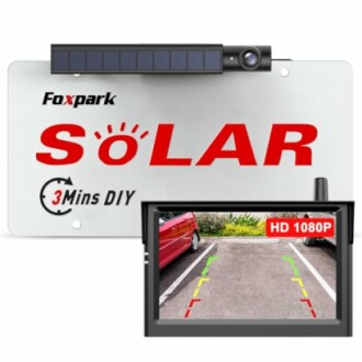 Foxpark Solar Wireless Backup Camera