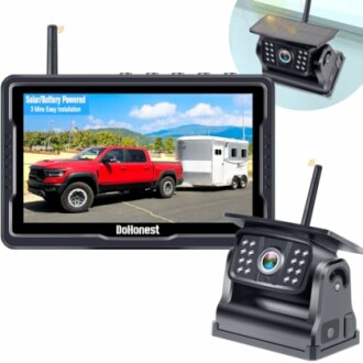 Wireless Backup Camera Solar Magnetic
